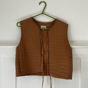 wilfred linen vest